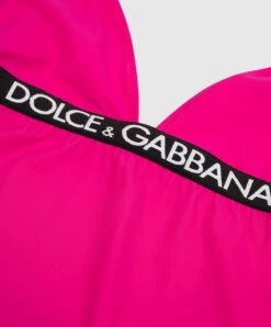 Dolce & Gabbana Children's Pink Swimsuit With Logo -Summer Fashion Clothing 22f95eed cdce 423e b055 f461fc7639fd