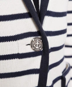 MAX & Co. White Striped Cardigan -Summer Fashion Clothing 231e1e74 e1d2 4eec 9f47 f5bc1e8d4fa9