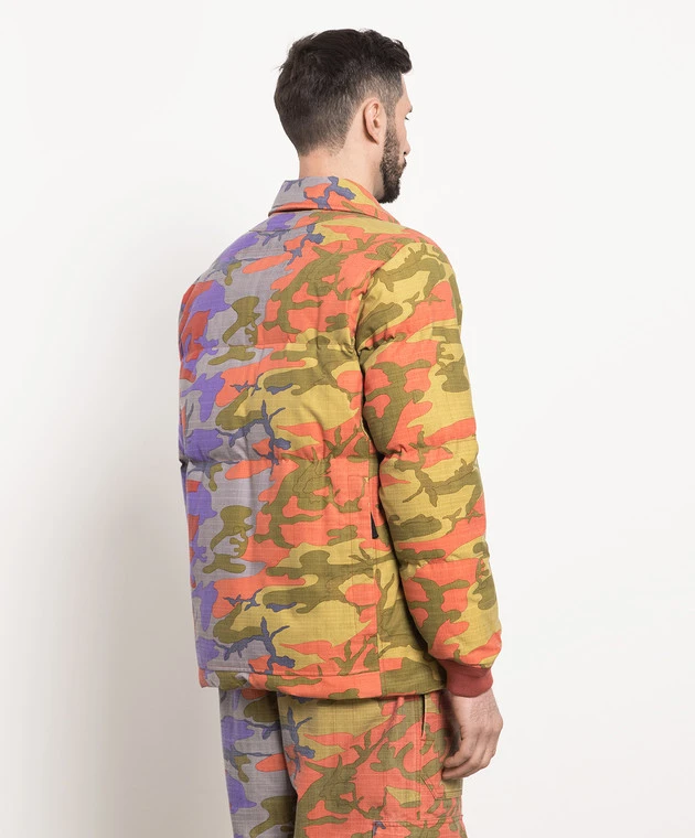 Stone Island Heritage Down Jacket In Camouflage Print 4 Stone Island Heritage Down Jacket In Camouflage Print - Image 4