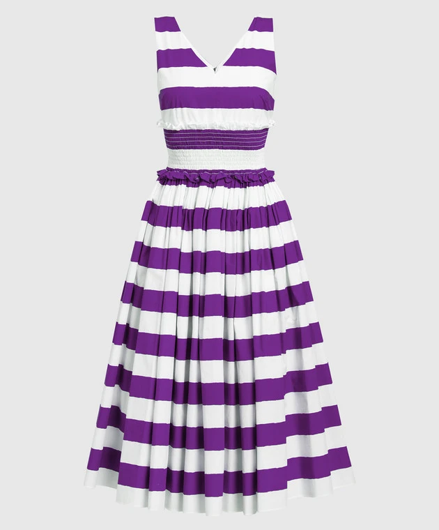 Dolce & Gabbana Striped Midi Dress 1 Dolce & Gabbana Striped Midi Dress