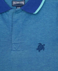 Vilebrequin Kids Blue Pantin Logo Embroidered Polo -Summer Fashion Clothing 24881c44 c0d2 442e ac26 9304b3485a31
