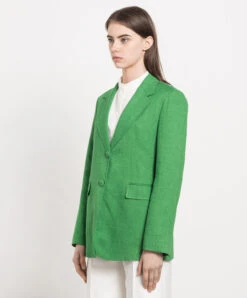 Max Mara Green Linen Jacket 7 Max Mara Green Linen Jacket -Summer Fashion Clothing 24cfbbb3 f5db 4ad5 8d42 6a215aec423c