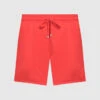Vilebrequin Red Swim Shorts With Crabs Embroidery And Logo