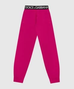 Dolce & Gabbana Children's Pink Logo Joggers