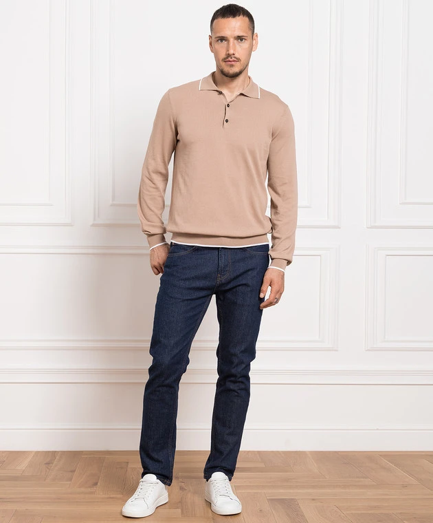 Peserico Brown Polo 2 Peserico Brown Polo - Image 2