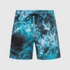 Vilebrequin Blue Ocean Printed Logo Swim Shorts