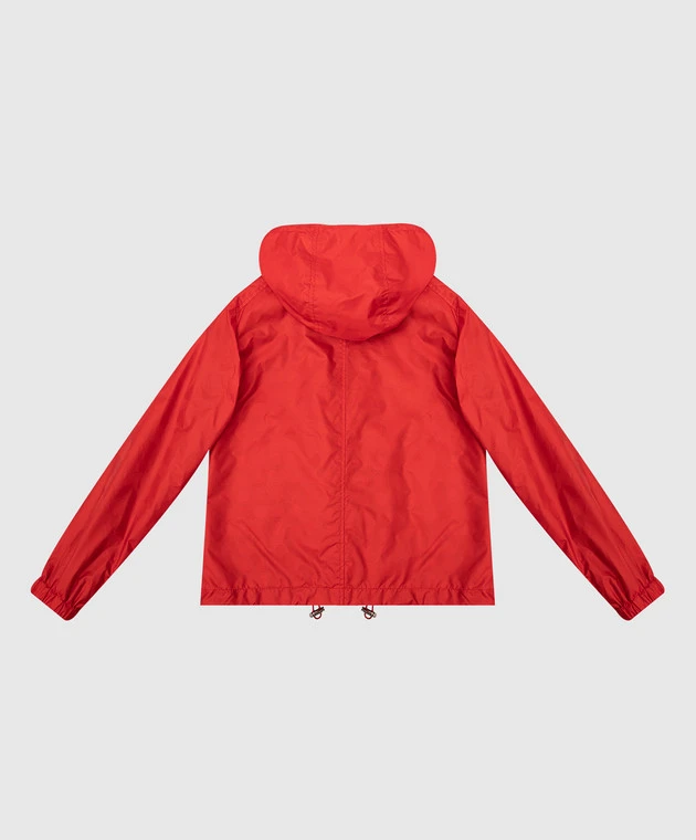 Children's Red Jacket In A Pattern 2 Children's Red Jacket In A Pattern - Image 2