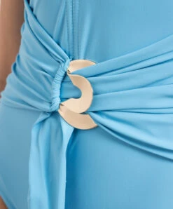 Blue Imelda Swimsuit With Drape -Summer Fashion Clothing 269882b1 be33 45fa 9c04 3347cb9c9183