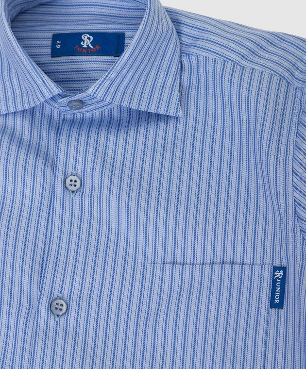 Children's Blue Striped Shirt 3 Children's Blue Striped Shirt - Image 3