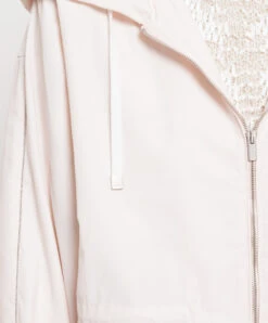 Peserico Pink Raincoat With Monil Chain -Summer Fashion Clothing 28555be6 7f3f 4926 9adc 1aa59d340880