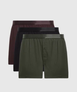 Set Of Boxer Briefs With Logo