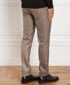 Brown Pants Made Of Wool, Silk And Linen -Summer Fashion Clothing 2a38bee0 d2f3 46a9 a641 64a9d603a381