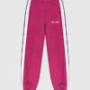 Palm Angels Children's Raspberry Joggers With Stripes