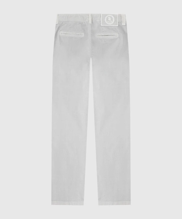 Children's Light Gray Corduroy Pants 2 Children's Light Gray Corduroy Pants - Image 2