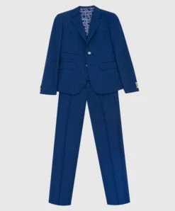 Children's Blue Wool Suit