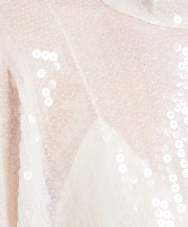 White Maxi Dress With Sequins 5 White Maxi Dress With Sequins - Image 5