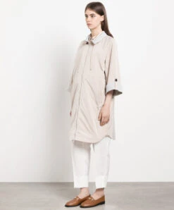 Peserico Beige Raincoat With Monil Chain -Summer Fashion Clothing 2ec67806 75a8 4a79 8f44 cc412a59fcf0