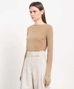 Toteme Brown Longsleeve -Summer Fashion Clothing 2f2f0400 6582 430c a60f 6e375156cb80