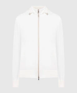 White Windbreaker
