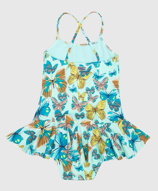 Vilebrequin Children's Blue Grilly Swimsuit In A Print 2 Vilebrequin Children's Blue Grilly Swimsuit In A Print - Image 2