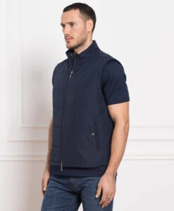 Canali Blue Vest -Summer Fashion Clothing 32778175 26c5 4f77 95b6 7199d8bccb55