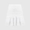 Fleur White Skirt With Lace