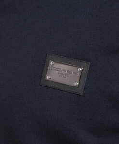 Dolce & Gabbana Blue Sports Jacket With A Logo -Summer Fashion Clothing 34bd57e5 feef 46f3 8852 cba4efe3af44