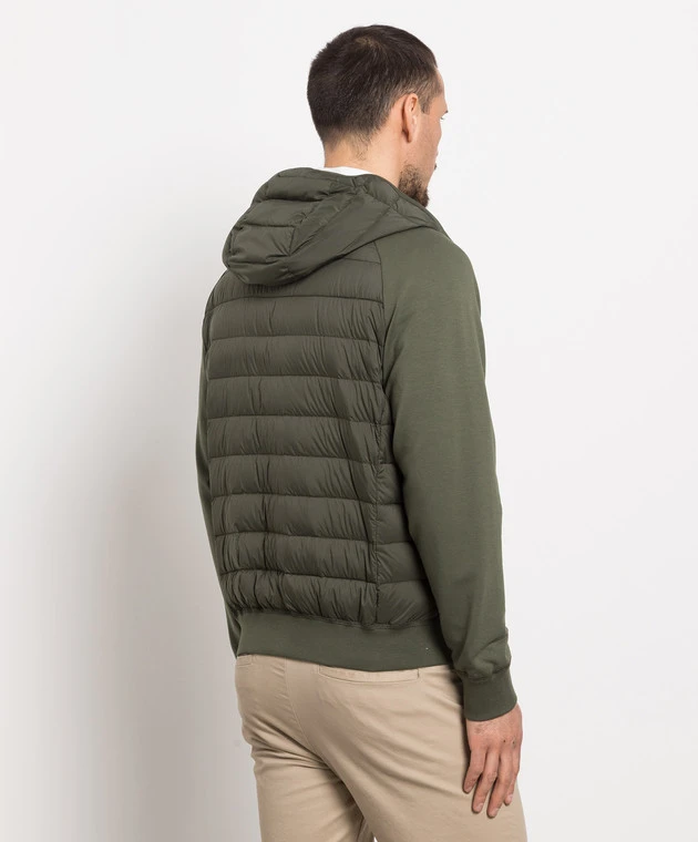 Green Down Jacket Chirico-S3F 4 Green Down Jacket Chirico-S3F - Image 4