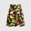 Dolce & Gabbana Black Printed Skirt