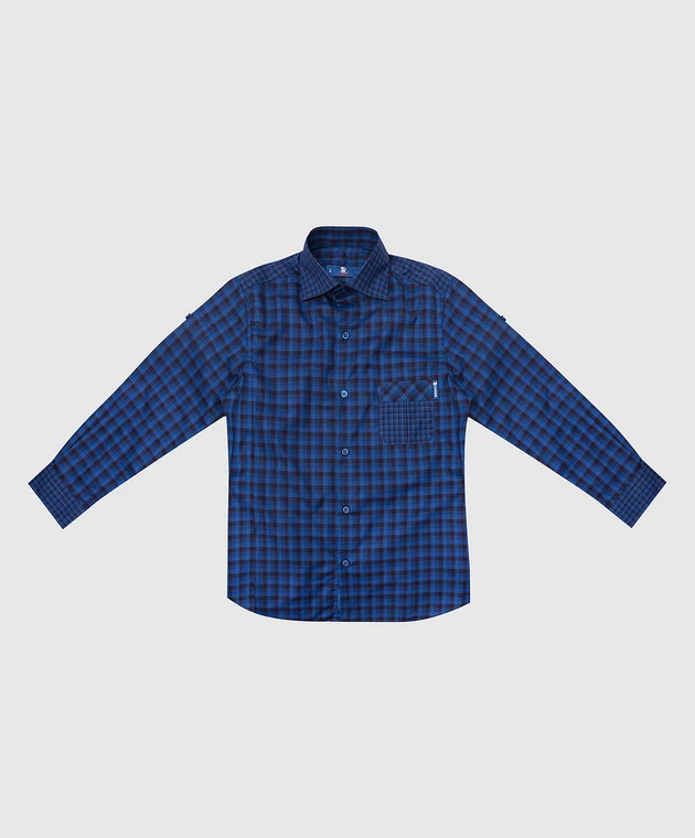 Children's Navy Check Shirt 1 Children's Navy Check Shirt