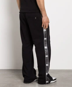Dolce & Gabbana Black Sports Pants With Branded Stripes -Summer Fashion Clothing 367e2524 3152 4a5d b2c1 860536677d73