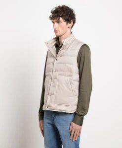 Kiton Beige Quilted Vest -Summer Fashion Clothing 37484324 e43d 4c22 9952 0e74e6e20a29