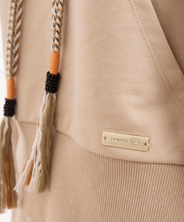 TWINSET Beige Tracksuit With Logo 5 TWINSET Beige Tracksuit With Logo - Image 5