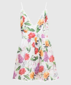 Issya White Print Dress