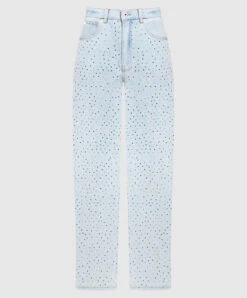 Blue Jeans With Crystals