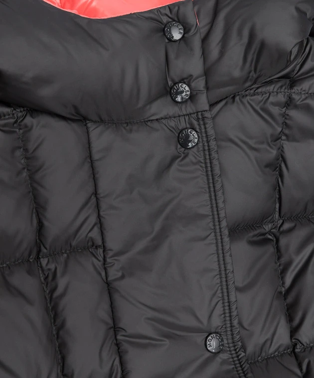 Children's Gray Almane Down Jacket With A Curly Stitch 3 Children's Gray Almane Down Jacket With A Curly Stitch - Image 3