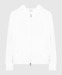 ERMANNO SCERVINO White Sports Jacket With Logo