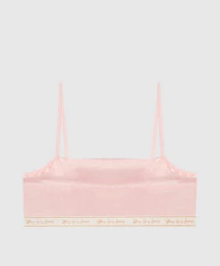 Baby Pink Top With Logo