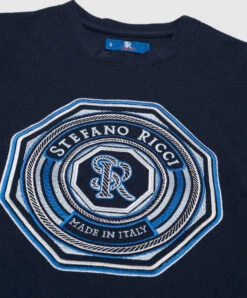 Children's Blue T-shirt With Logo Embroidery -Summer Fashion Clothing 3d340699 2d06 4f75 8b79 f349822b0b87