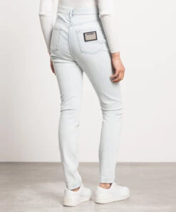 Dolce & Gabbana Blue Skinny Jeans With Slits 8 Dolce & Gabbana Blue Skinny Jeans With Slits -Summer Fashion Clothing 3f34fbbf d335 421e adf8 08fd4f4bf4df