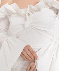 Philosophy Di Lorenzo Serafini White Mini Dress With Drape 9 Philosophy Di Lorenzo Serafini White Mini Dress With Drape -Summer Fashion Clothing 3f85a0e7 d774 45f5 8ded dd241ea2473a