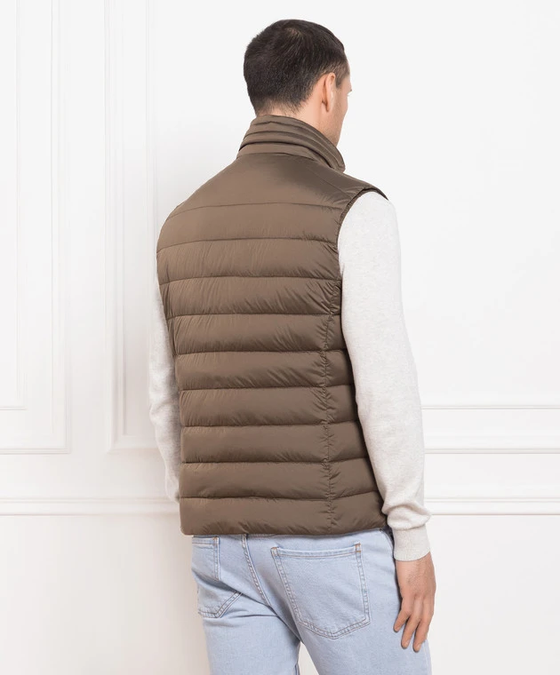 Morfeo Brown Down Vest 4 Morfeo Brown Down Vest - Image 4