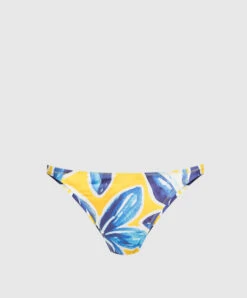 Vilebrequin Yellow Panties From Fraz Swimwear In A Print