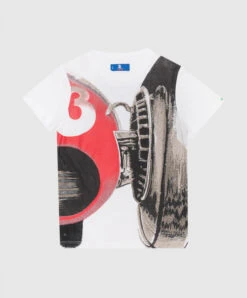 Children's White T-shirt With A Print