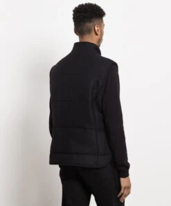 Dolce & Gabbana Black Wool Vest With Logo -Summer Fashion Clothing 44892a36 24ff 47f6 bf83 a387609875ad