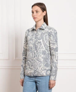 Etro White Quilted Jacket In Paisley Print -Summer Fashion Clothing 467ede15 a9ce 4511 9dca 33f9dece096a