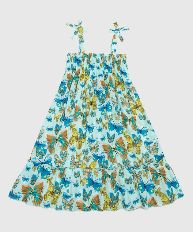 Vilebrequin Children's Blue Sundress Gloss In Print 2 Vilebrequin Children's Blue Sundress Gloss In Print - Image 2
