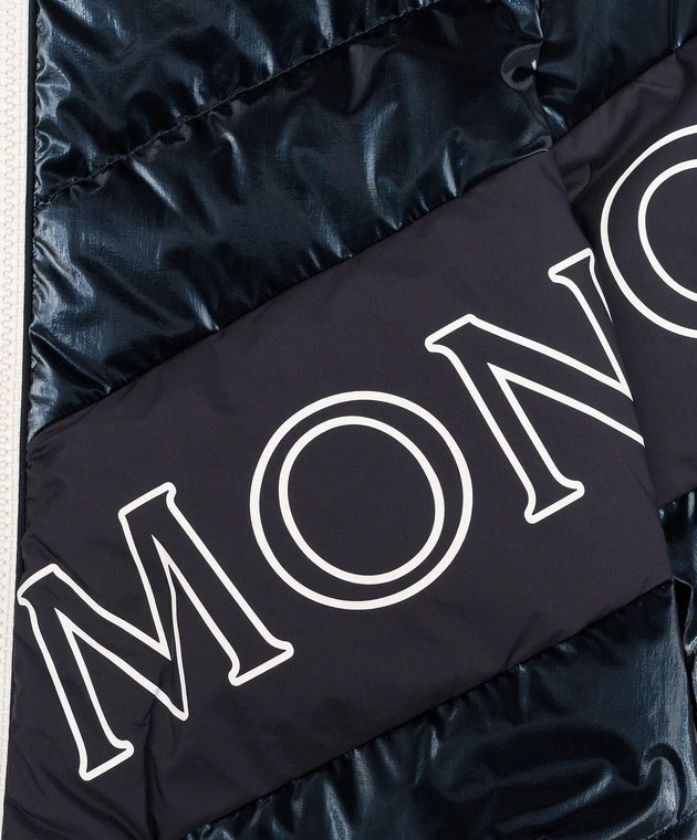 Vonnes Baby Blue Down Jacket With Logo 3 Vonnes Baby Blue Down Jacket With Logo - Image 3