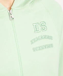 ERMANNO SCERVINO Green Sports Jacket With A Logo 9 ERMANNO SCERVINO Green Sports Jacket With A Logo -Summer Fashion Clothing 48dedeec f149 447f 86d4 f69438af4bf8