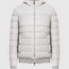 Peserico Gray Quilted Down Jacket